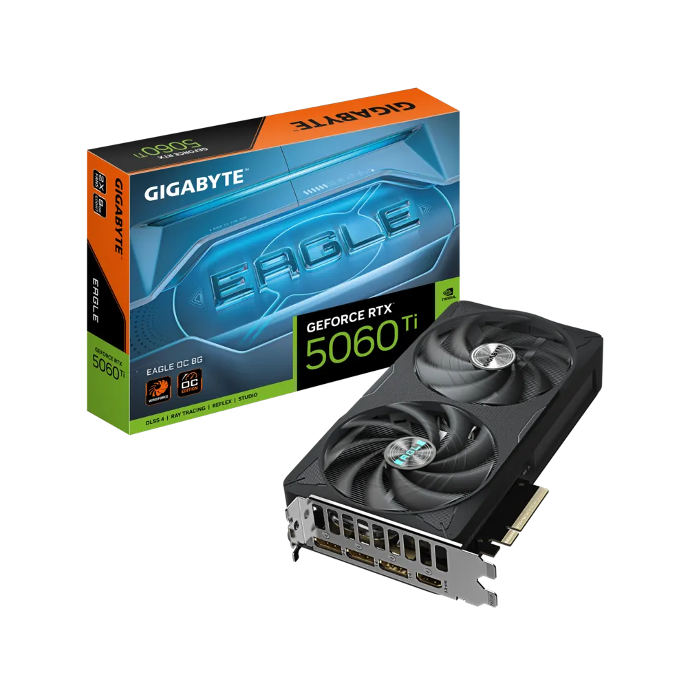 GIGABYTE GeForce RTX 5060 Ti EAGLE OC 8GB GDDR7 Graphics Card GIGABYTE GeForce RTX 5060 Ti EAGLE OC 8GB GDDR7 Graphics Card